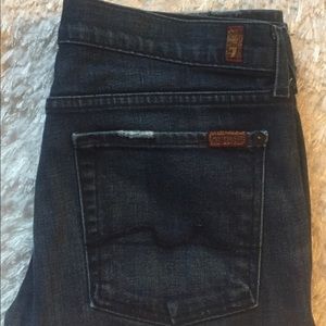 7 for All Man Kind skinny jeans